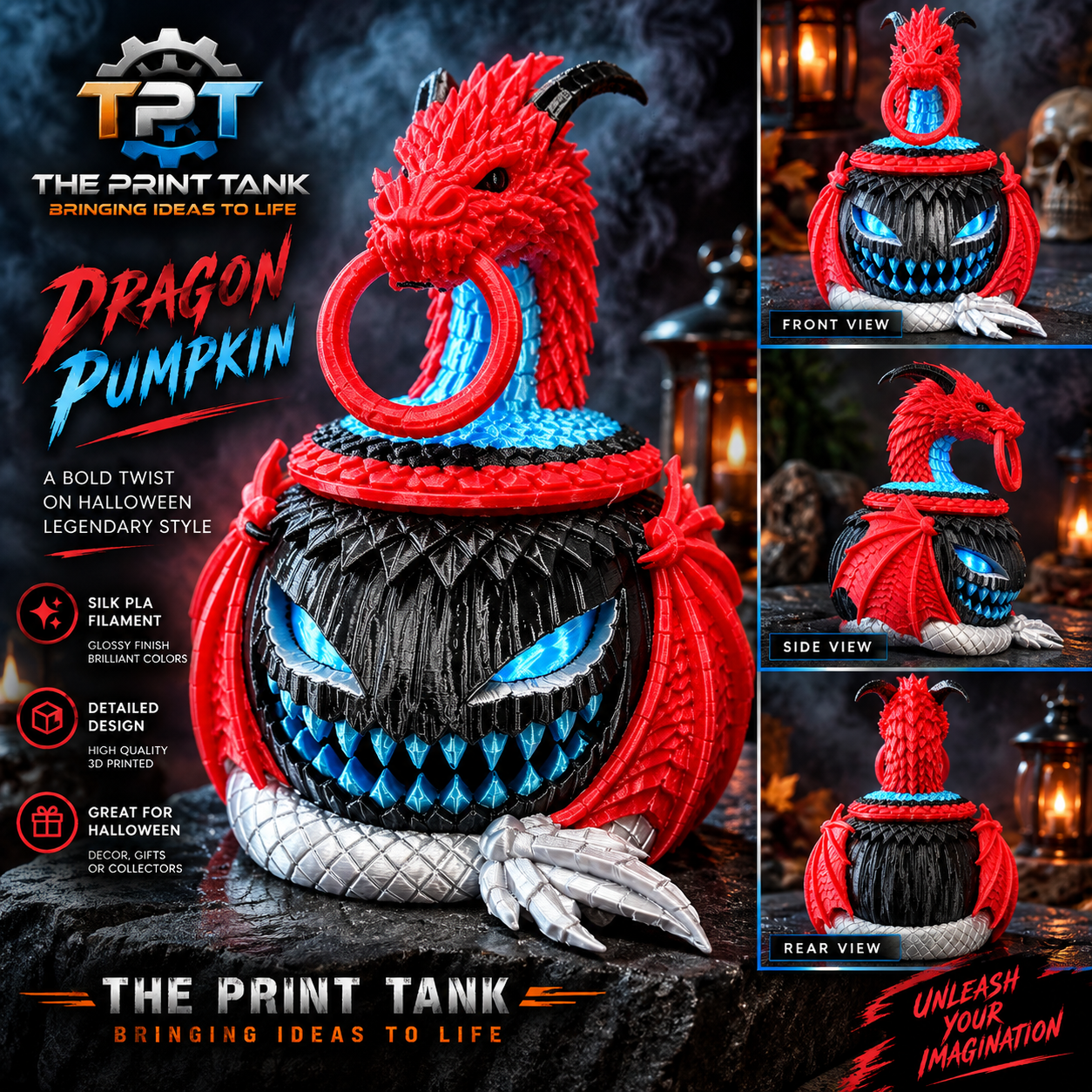 Dragon Pumpkin β Silk Edition
