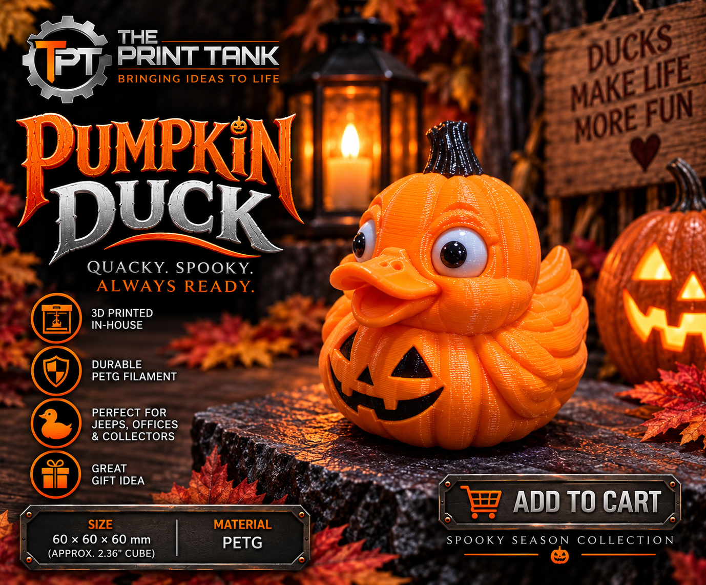 Pumpkin Duck